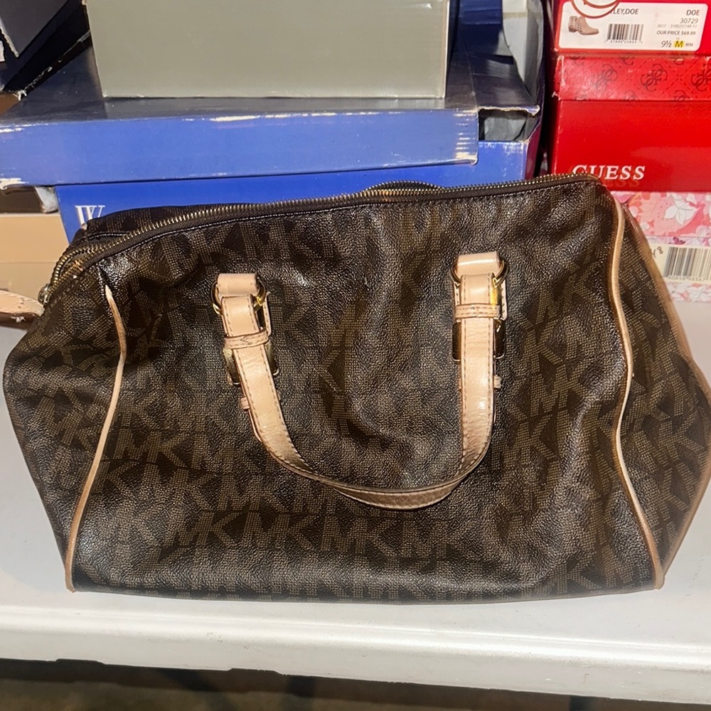 Michael Kors Brown and Tan Women's Bag